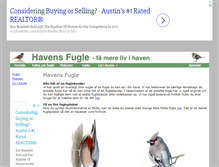 Tablet Screenshot of havensfugle.dk